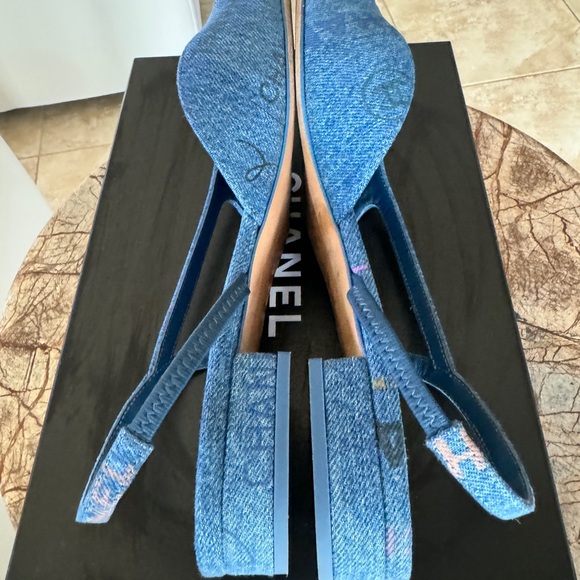 Chanel denim flats, 41,5 - Picture 3 of 9